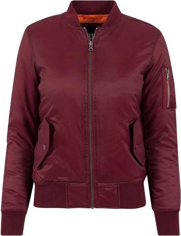 Urban Classics - Dames Bomberjack - Zwart - Nylon - Polyester