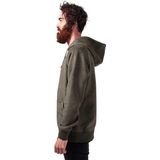Urban Classics - Imitation Suede Hoodie/trui - Groen