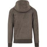 Urban Classics - Imitation Suede Hoodie/trui - Groen
