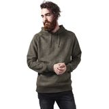 Urban Classics - Imitation Suede Hoodie/trui - Groen
