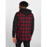 Overhemd - Geruit - Katoen - Capuchon - Lange Mouw