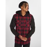 Overhemd - Geruit - Katoen - Capuchon - Lange Mouw