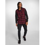 Overhemd - Geruit - Katoen - Capuchon - Lange Mouw