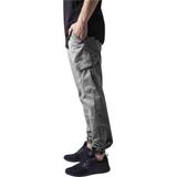 Urban Classics Washed Twill Cargobroek Grijs