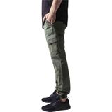 Urban Classics - Washed Cargo Twill Heren joggingbroek Groen