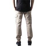 Urban Classics - Washed Cargo Twill Heren joggingbroek   Creme