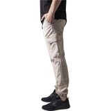 Urban Classics - Washed Cargo Twill Heren joggingbroek   Creme