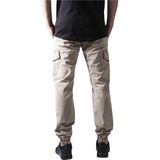 Urban Classics - Washed Cargo Twill Heren joggingbroek   Creme