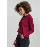 URBAN CLASSICS Rundhalspullover Urban Classics Damen Ladies Cropped Terry Hoody (1-tlg)