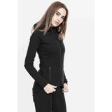 Urban Classics - Athletic Interlock Vest met capuchon - Zwart