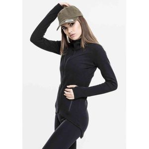 Urban Classics - Athletic Interlock Vest met capuchon - Zwart