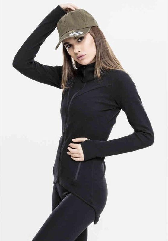 Urban Classics - Athletic Interlock Vest met capuchon - Zwart