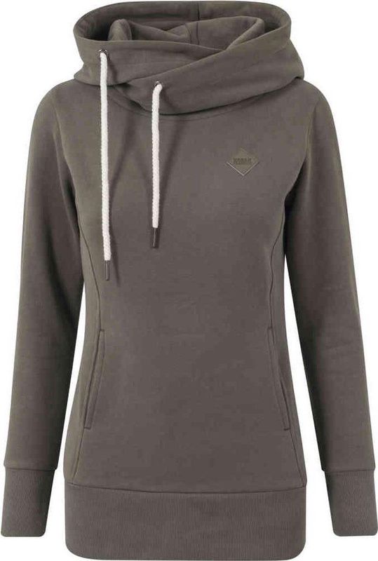 Urban Classics - Long Logopatch Hoodie/trui - Groen