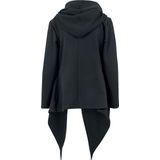 Urban Classics - Ladies Hooded Sweat Cardigan - Zwart - Katoen/Polyester