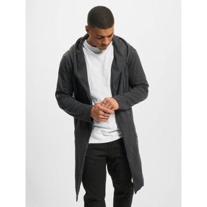 Urban Classics - Lang Vest - Katoen - Zwart - Asymmetrisch - Heren