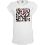 Mister Tee Run DMC - Floral Dames T-shirt - Wit