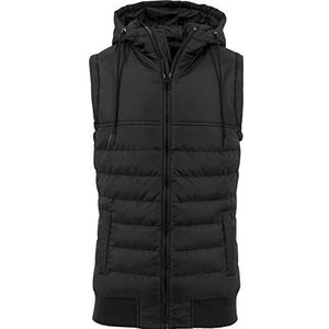 Build Your Brand Bubble Vest Zwart L Man