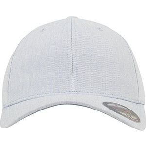 Flexfit Unisex Pastel Melange Caps, blauw, XS/S