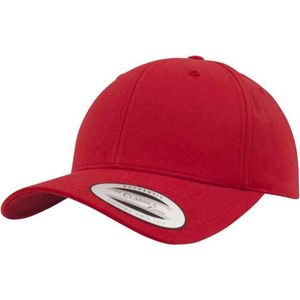 Flexfit - Curved Classic Snapback red one size Snapback Pet - Rood