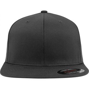 Cap Unisex L/XL FLEXFIT DARK GREY 63% Polyester, 34% Katoen, 3% Elasthan