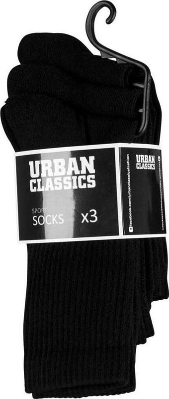 Urban Classics - Sport Sokken - Zwart - Katoen/Polyester/Elastaan