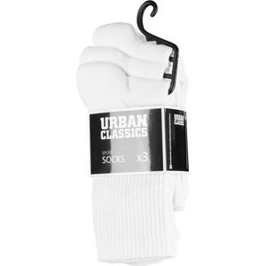 Urban Classics - Tb1471 - Sportsokken - Wit - 3 Stuks