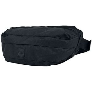 Urban Classics Hip Bag Schoudertas, schoudertas met in grootte verstelbare schouderriem, zwart, Eén maat, Rugzak