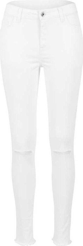 Urban Classics - Cut Knee Skinny jeans - Wit