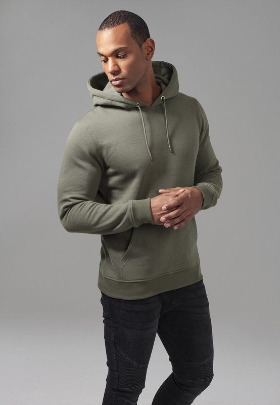 Urban Classics Trui Basic Sweat Hoody Tb1592 Olive Mannen 8.0