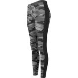 Urban Classics - Camo Stripe Legging - Zwart/Grijs