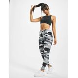 Urban Classics - Snow Camo Legging - Grijs/Wit