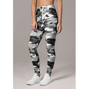 Urban Classics - Snow Camo Legging - Grijs/Wit