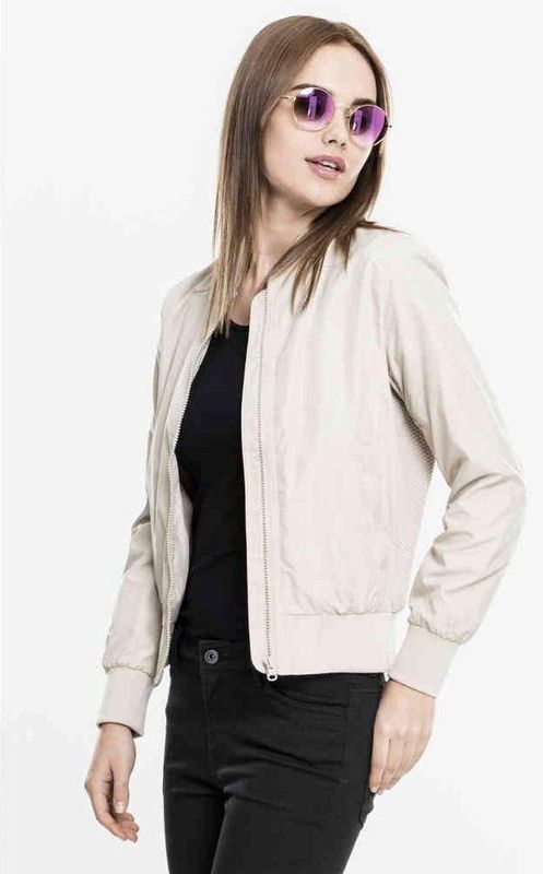 Urban Classics - Light Bomber jacket   Creme
