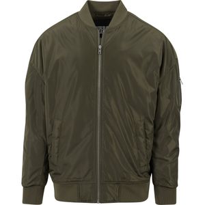 Urban Classics - Oversized Bomberjack - Zwart - 100% Polyester