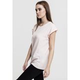 Urban Classics - Extended shoulder Dames T-shirt - Roze