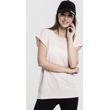 Urban Classics - Extended shoulder Dames T-shirt - Roze