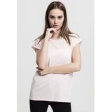 Urban Classics - Extended shoulder Dames T-shirt - Roze