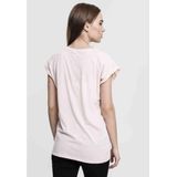 Urban Classics - Extended shoulder Dames T-shirt - Roze