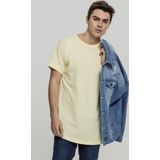 Urban Classics - Long Shaped Turnup Heren T-shirt - Zwart