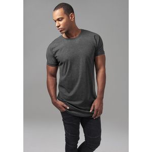 Urban Classics - Long Shaped Turnup Heren T-shirt - Grijs