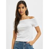 URBAN CLASSICS T-Shirt Urban Classics Damen Ladies Off Shoulder Rib Tee (1-tlg)