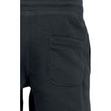 Urban Classics - Basic - Trainingsbroek - Zwart - Stretchkatoenmix met Elastische Tailleband
