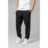 Urban Classics - Basic - Trainingsbroek - Zwart - Stretchkatoenmix met Elastische Tailleband