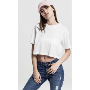 Urban Classics - Oversized crop Crop top - Wit
