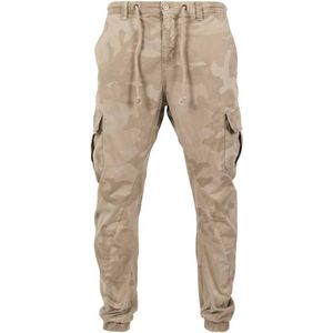 Urban Classics - Camo Cargo Joggers - Groen - Katoen - Stretch