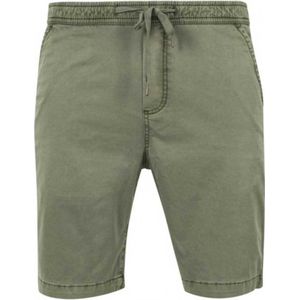 Urban Classics - Stretch Twill Jogging Korte broek - Groen