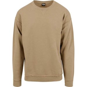 URBAN CLASSICS Rundhalspullover "Urban Classics Herren Oversized Open Edge Crew", (1 tlg.)