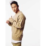 Urban Classics - Oversized Open Edge Crew - Sweater - Heet zand - 1 stuk