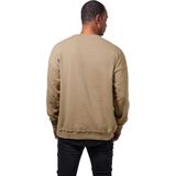 Urban Classics - Oversized Open Edge Crew - Sweater - Heet zand - 1 stuk
