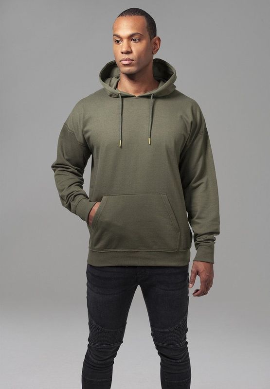 Urban Classics - Oversized Hoodie - Groen - 100% Katoen